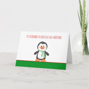 Little Penguin Christmas Card