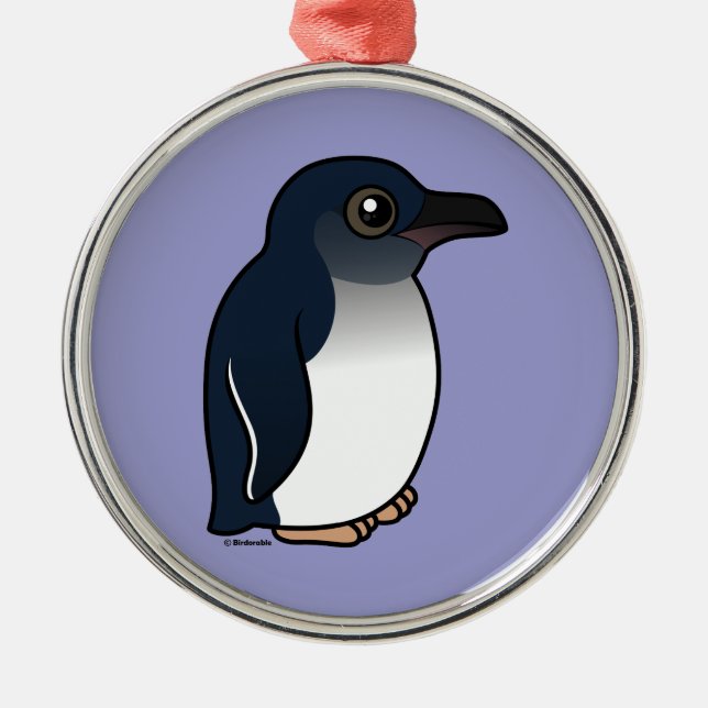 Little Penguin Metal Tree Decoration (Front)
