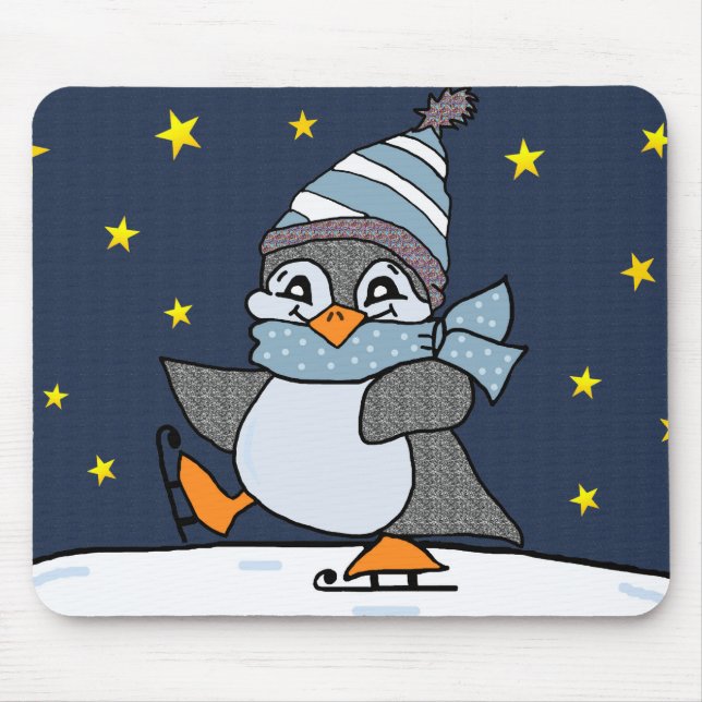 Little Penguin Mouse Pad (Front)