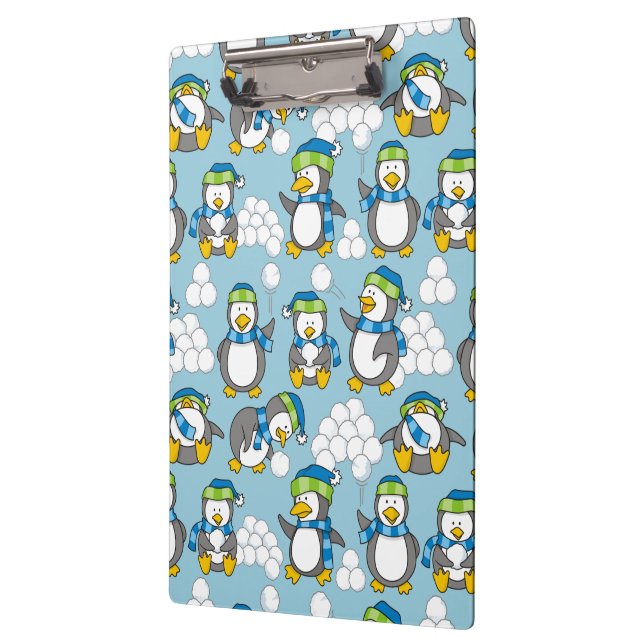 Little penguins background clipboard (Left)