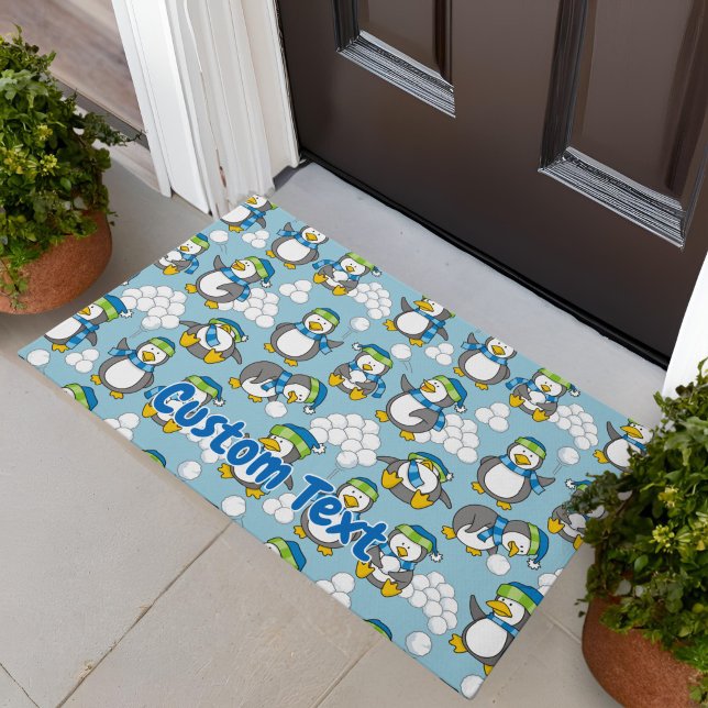 Little Penguins Background Doormat (Creator Uploaded)