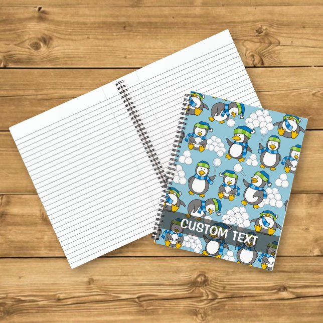 Little penguins background notebook (Creator Uploaded)