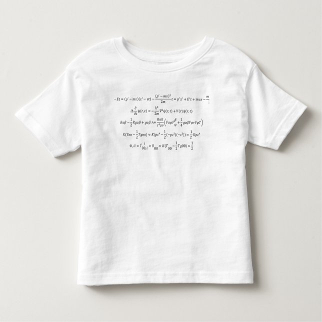 Little Physicist Toddler T-Shirt (Front)