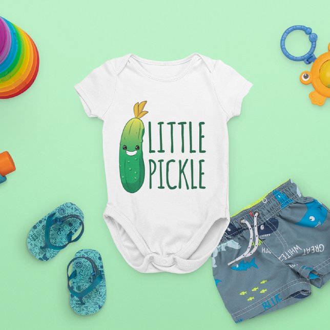 Little Pickle Cute Green Pickle Baby Bodysuit (Creator Uploaded)