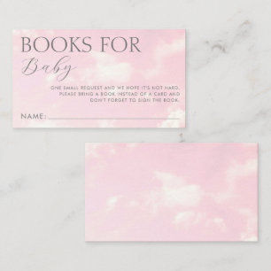 Little Piece of Heaven Books for Baby Shower Enclosure Card