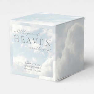 Little Piece of Heaven Custom Baby Shower Classic Favour Box