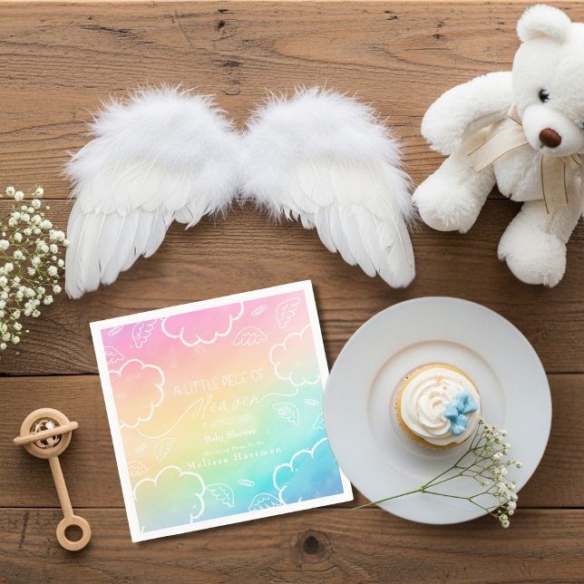 Little Piece of Heaven Rainbow Thank You Napkins (Little Piece of Heaven Rainbow Thank You Napkins)