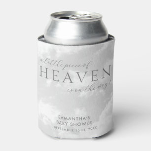 Little Piece of Heaven Sky Baby Shower  Can Cooler