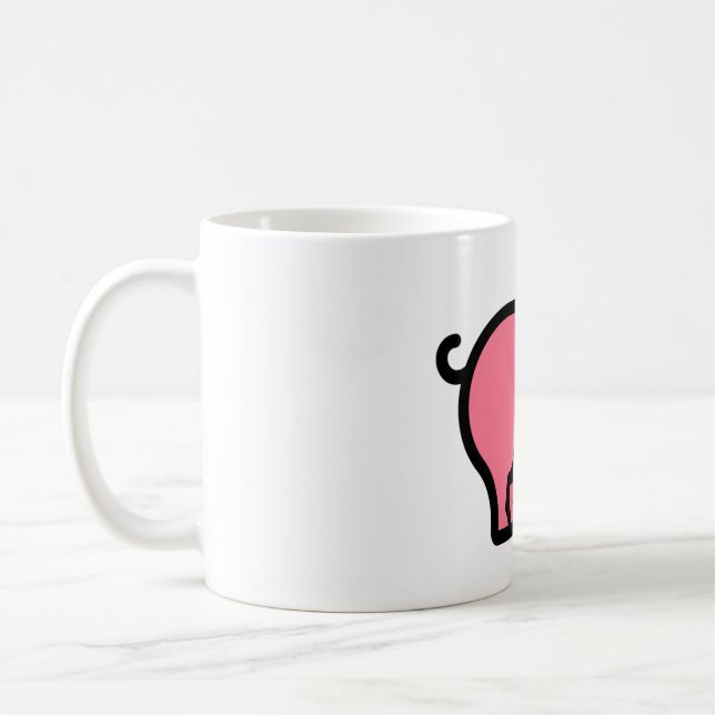 Little Pig Coffee Mug (Left)