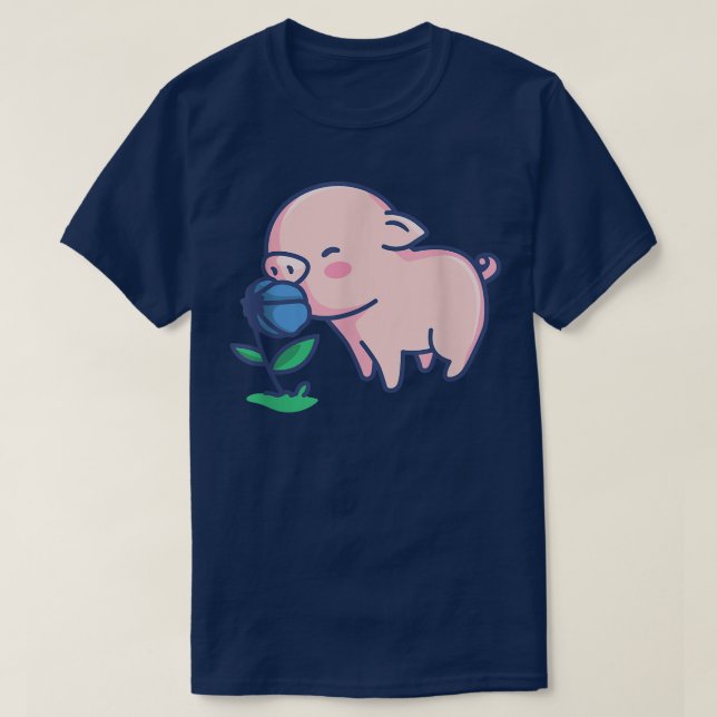 Little Pig Cute  T-Shirt (Design Front)