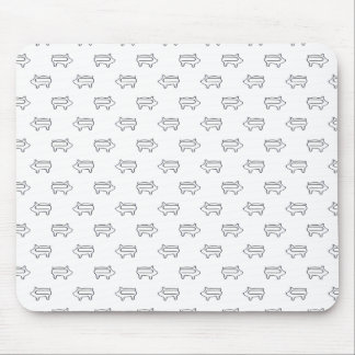 Little Pig Paperclips | Piglet Paperclip Mouse Pad