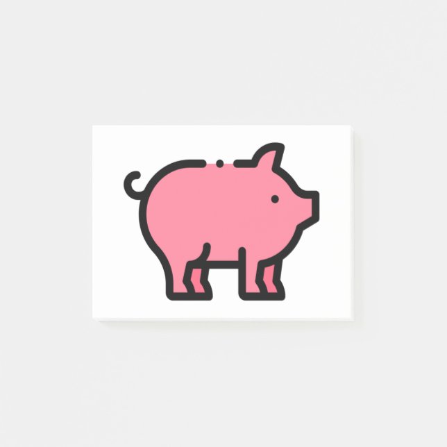 Little Pig Post-it Notes (Front)