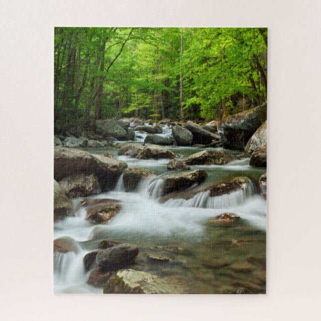Little Pigeon River at Greenbrier Jigsaw Puzzle (Vertical)