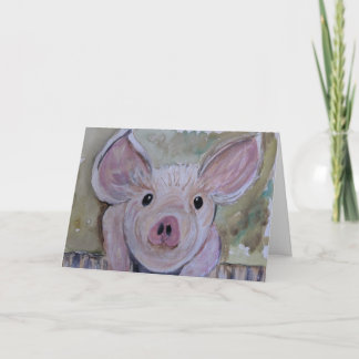 Little Piggy Card