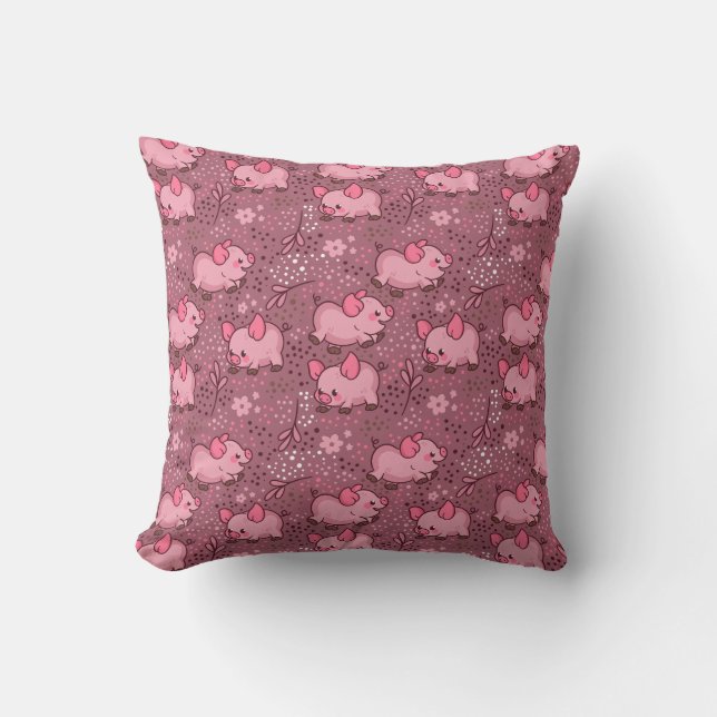Little Piggy Cushion (Front)