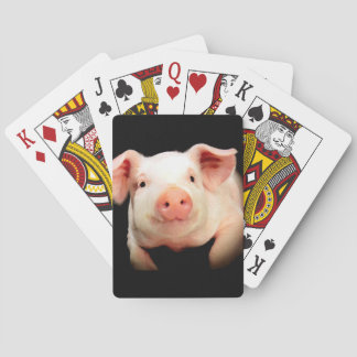 Little Piggy Playing Cards