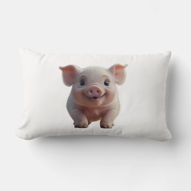 Little piglet cushion pillow for bedroom or sofa  (Front)