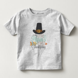 Little Pilgrim's First Thanksgiving toddler T-Shirt