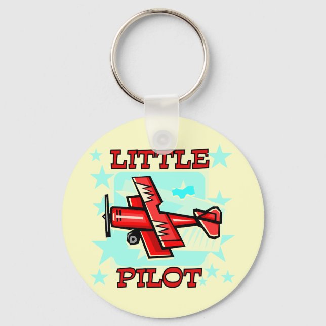 Little Pilot Tshirts and Gifts Key Ring (Front)