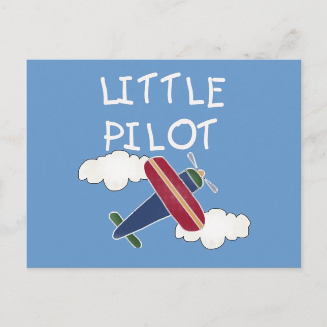 Little Pilot Tshirts and Gifts Postcard (Front)