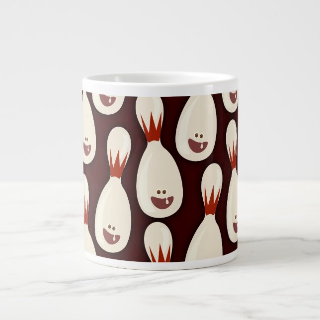 Little Pinhead Pattern Large Coffee Mug (Front)