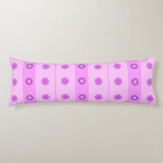 Little Pink and Purple Flowers Pattern Body Cushion