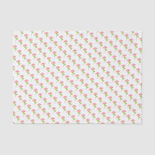 Little Pink Blooming Rose Bud Tissue Paper