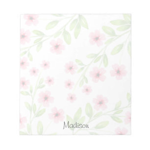 Little Pink Blossoms  Notepad