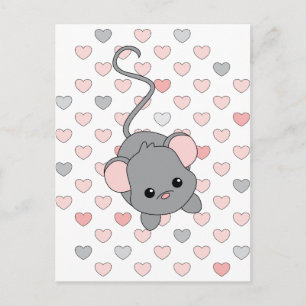 Little Pink Ears Postcard
