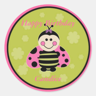Little Pink Ladybug Sticker