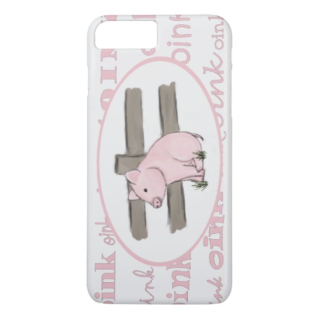 Little Pink Piglet iPhone 4 Case (Back)