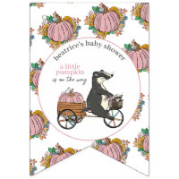 Little Pink Pumpkin It's a Girl Baby Shower