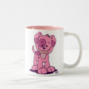 Little pink puppy mug