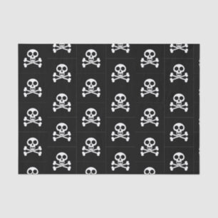 Little Pirate Kids Skull and Crossbones Birthday Tissue Paper