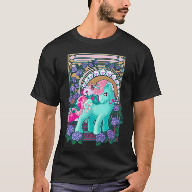 Little Pony Fizzy Art Nouveau  vintage T-Shirt (Front)