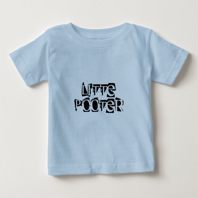 Little Pooter baby t-shirt (Front)