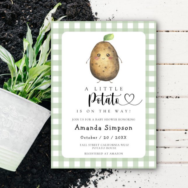 Little Potato Baby shower Invitation (Creator Uploaded)