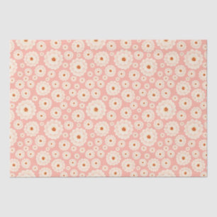 Little Powder Pink Flowers Tissue Paper