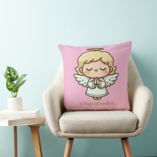 Little praying angel cushion