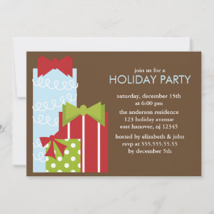 Little Presents Christmas Party Invitation