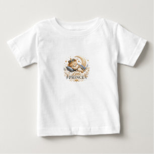 Little Prince Baby Bear Crown T-Shirt