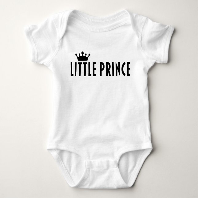 Little prince baby boy onsie baby bodysuit (Front)