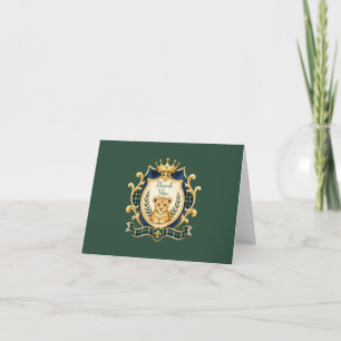 Little Prince Baby Shower Thank You Card