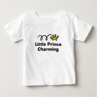 Little Prince charming baby shirt for newborn