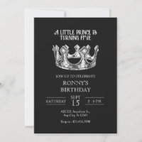 LITTLE PRINCE CROWN BIRTHDAY