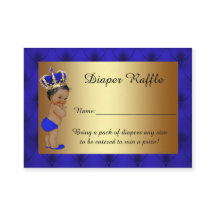 Little Prince Diaper Raffle Tickets