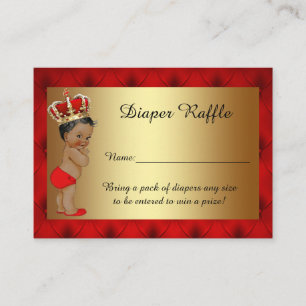 Little Prince Diaper Raffle Tickets for Tijuana Enclosure Card