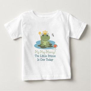 Little Prince Frog 1st Birthday Boy T shirt