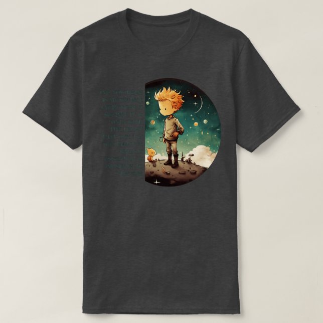 Little Prince Le Petit Prince childrens books T-Shirt (Design Front)