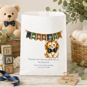 Little Prince Lion Cub Baby Shower Favour Bag